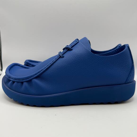ECCO.KOLLECTIVE MEN\'S 7 JOKE LEATHER LACE SHOE MADE IN PORTUGAL BLUE 39059491428 main image 6